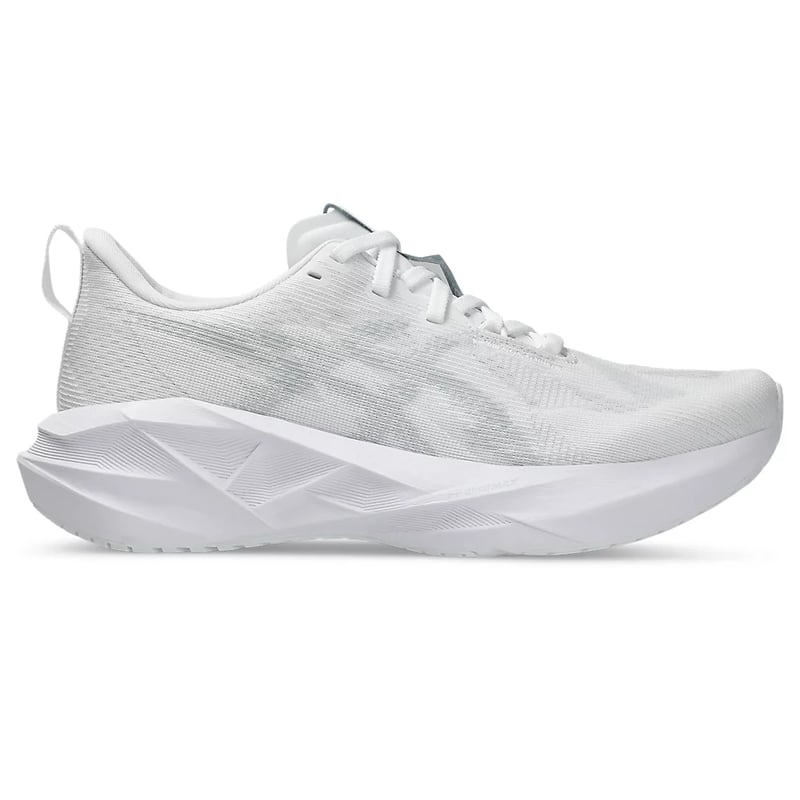 Asics Novablast 5 White & Piedmont Grey