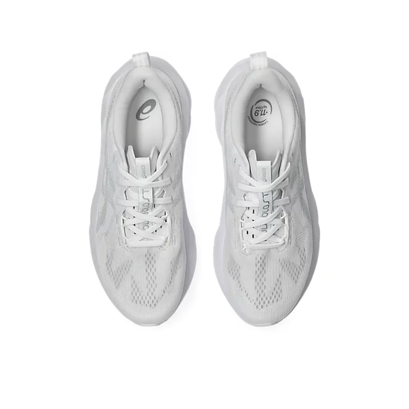 Asics Novablast 5 White & Piedmont Grey