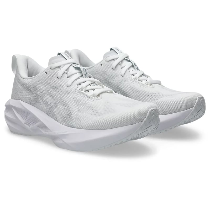 Asics Novablast 5 White & Piedmont Grey