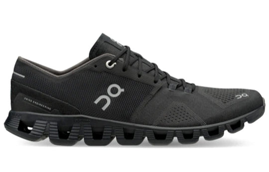 On Running Cloud X Black Asphalt Grey
