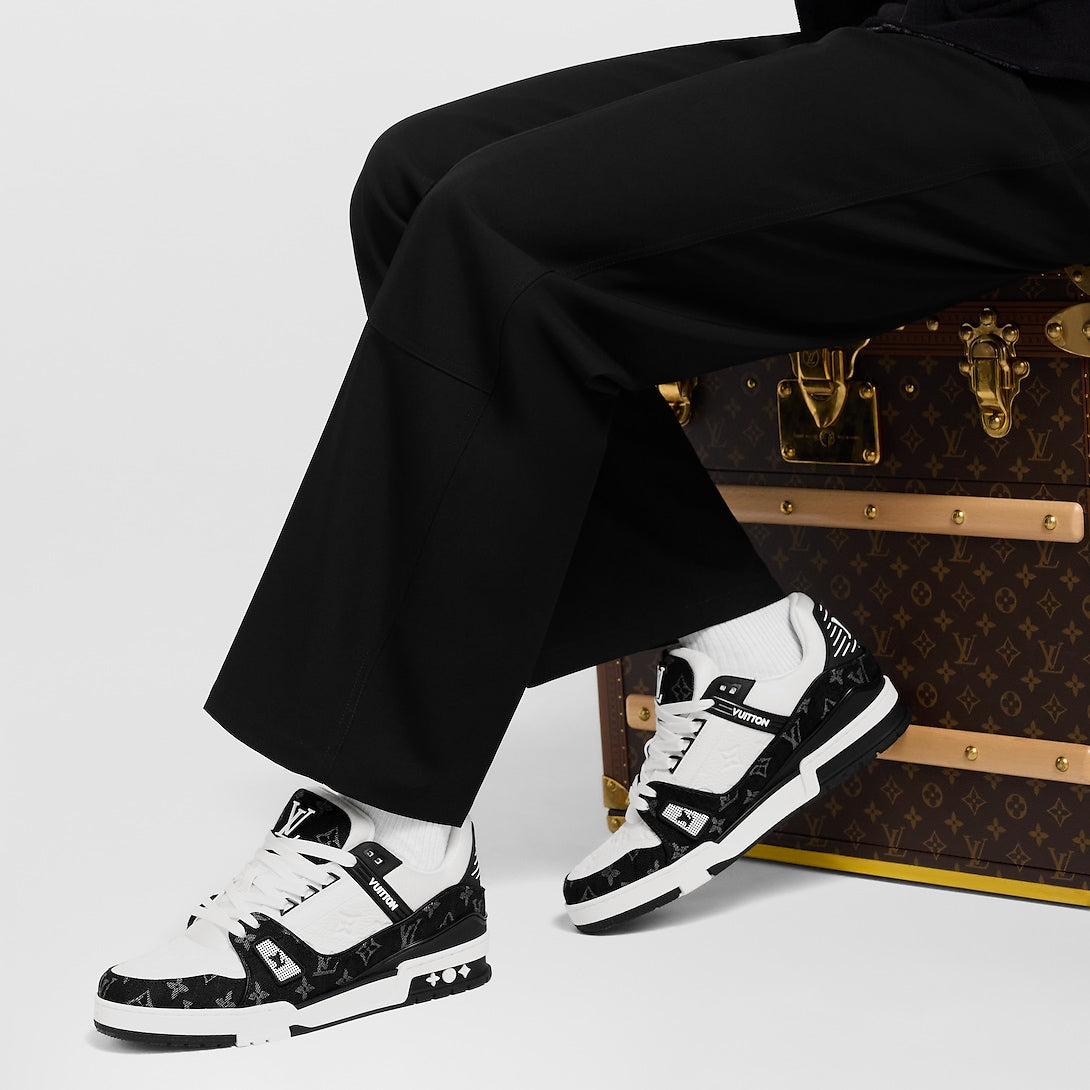 Louis Vuitton Black White Trainer